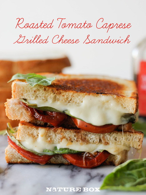 Grilled Cheese with balsamic roasted tomatoes – this is sure to be a crowd-pleas