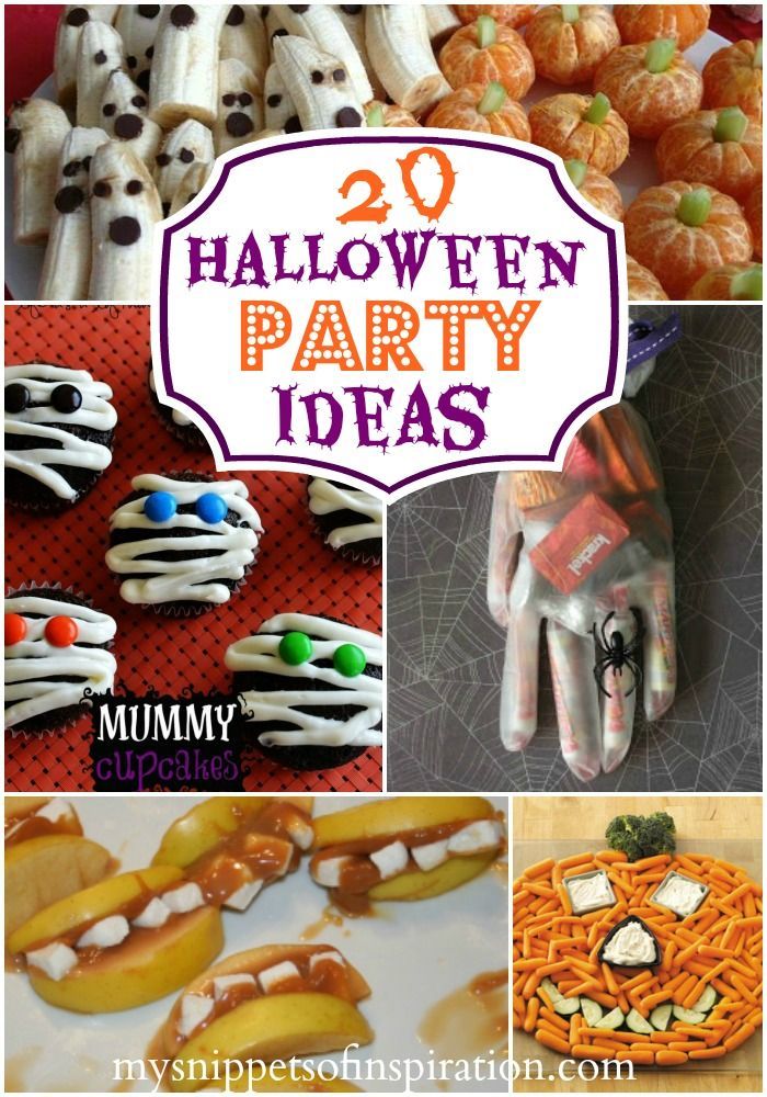 Halloween party ideas for food, decor and games!