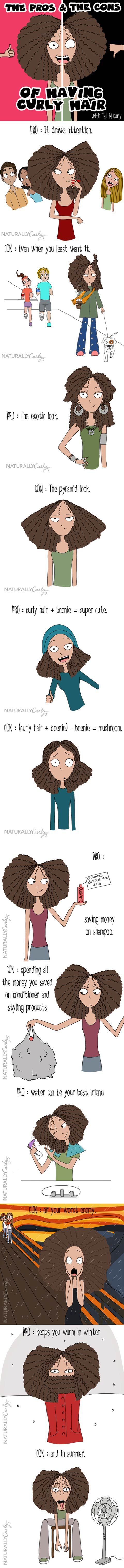 Having curly hair… Nothing has ever been more true.