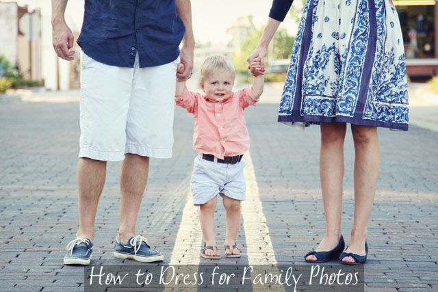 How to dress for family photos