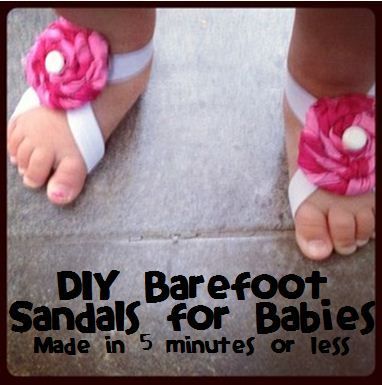 How to Make Barefoot Sandals for Babies