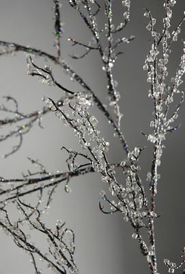 How to make iced branches, or ice anything for winter