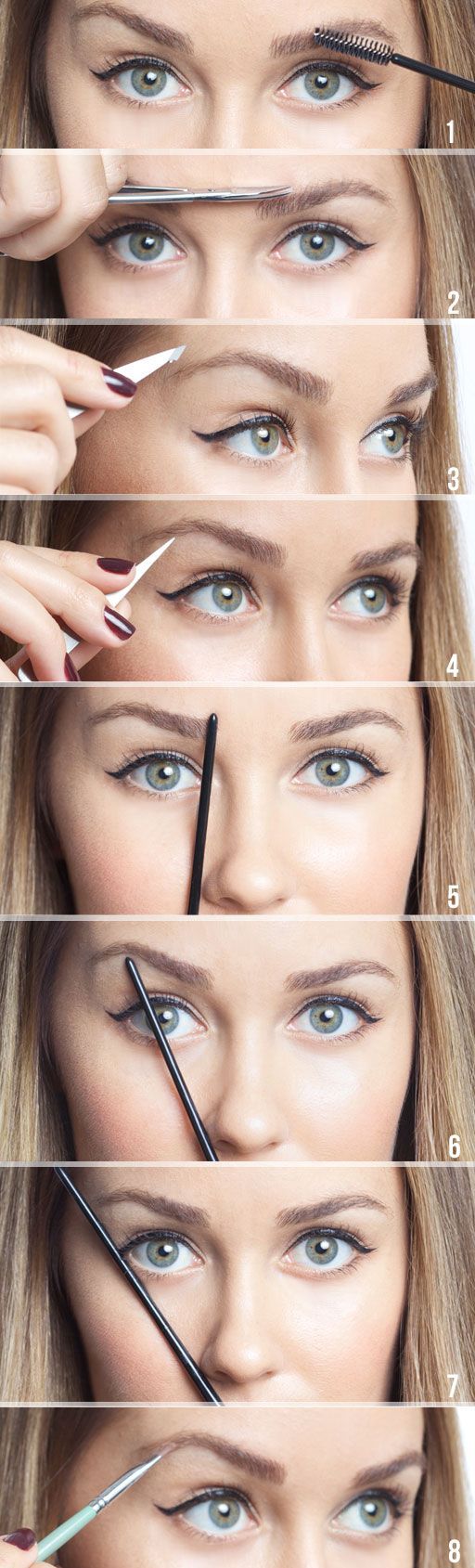 How to perfectly shape your brows! So handy