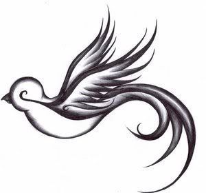 I do like the idea of a bird for a tatoo