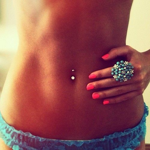 I love the ring and I want my belly button pierced but I dont know if I can get