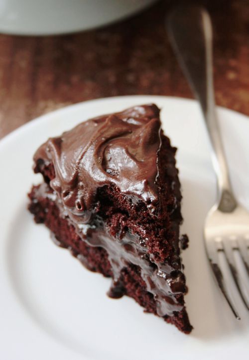 Incredible, ooey-gooey chocolate cake.