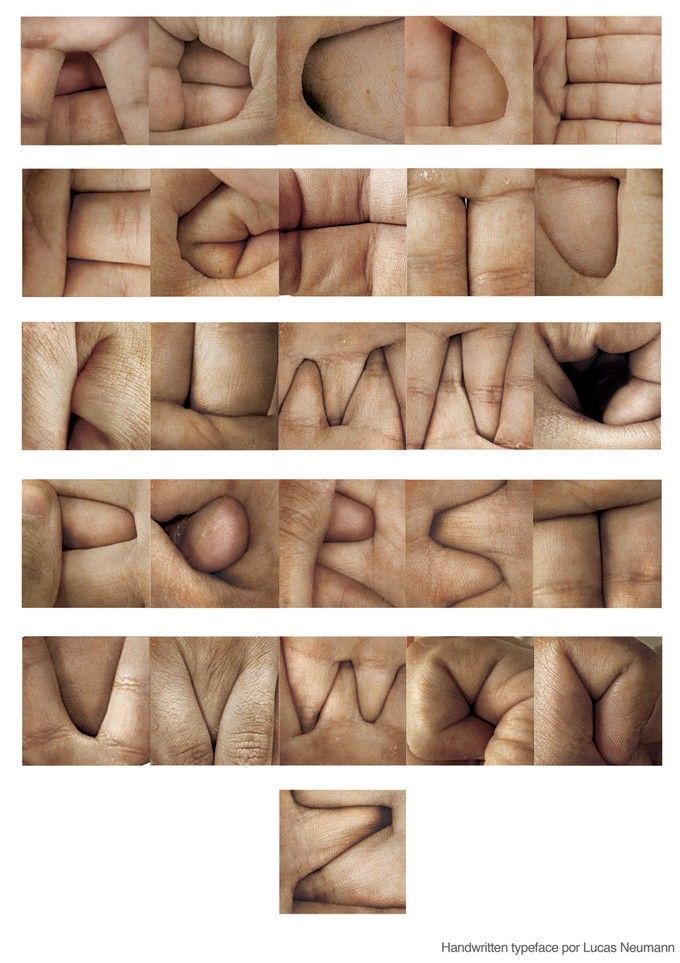 Lucas Neumann de Antonio, hand typography