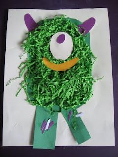 Messy Monster Craft | No Time For Flash Cards – Play and Learning Activities For