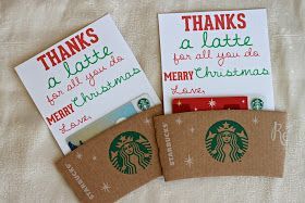 Millie Morgan Media: thanks a latte | diy teacher christmas gift