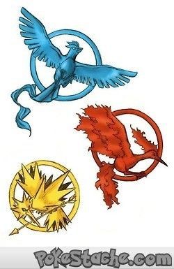 Moltres did always remind me of the Mockinjay…this is awesome!