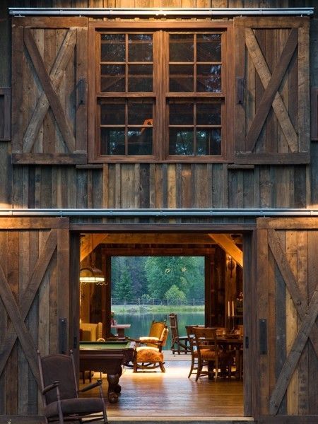 My dream home! An old barn turned into a beautiful abode on a dreamy lake.