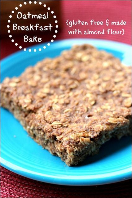 Oatmeal breakfast bake by fannetastic food.  I made this and was pleasantly surp