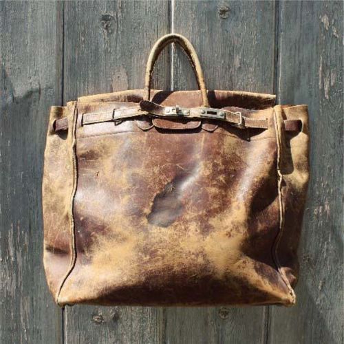 old brown bag