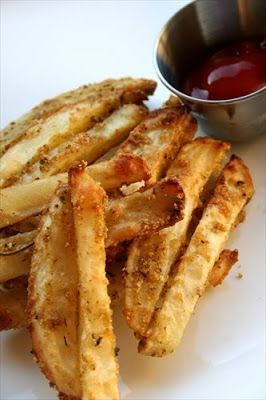 Oven Baked Parmesan Seasoned Fries – These fries ROCK plain and simple!