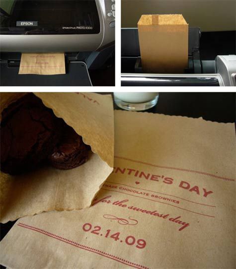 Paper bags can go through printers.