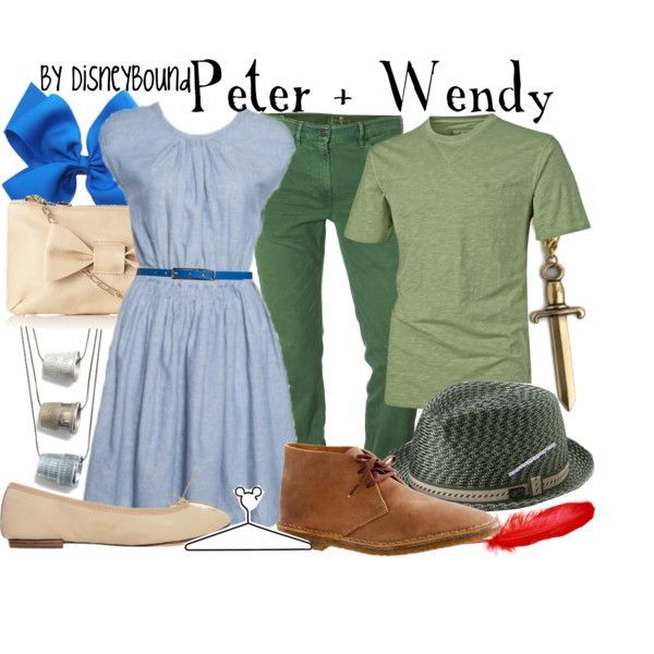 Peter + Wendy, created by lalakay on Polyvore: if I didnt already have a Wendy c