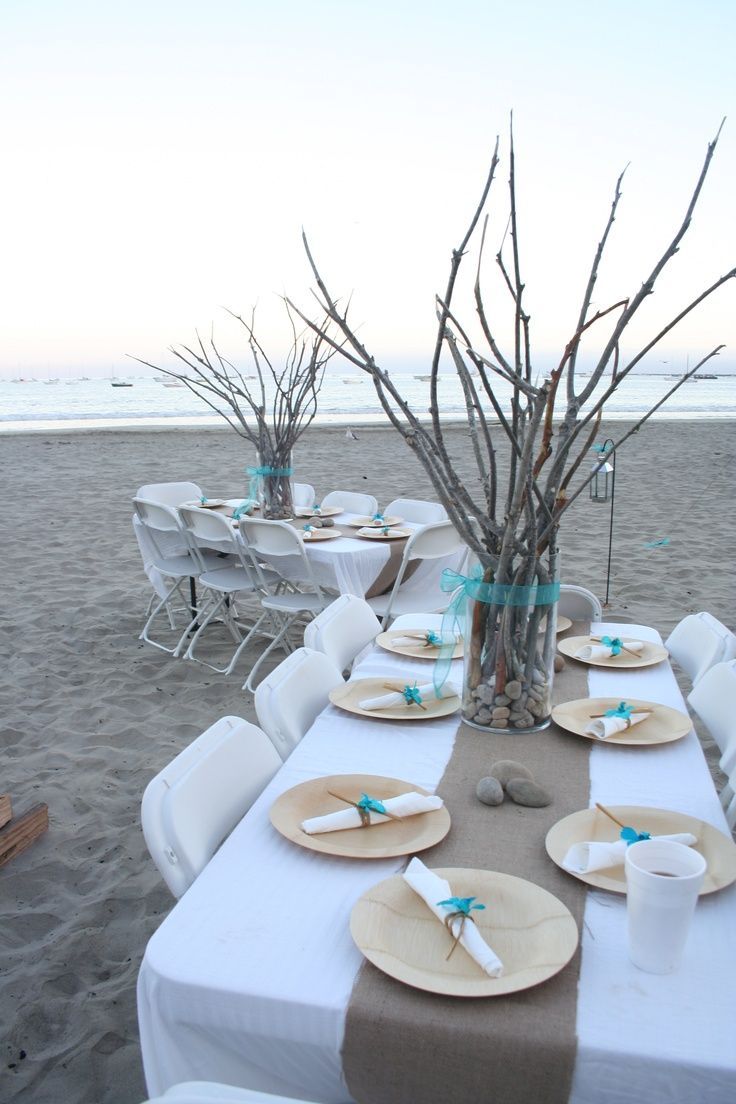 Pretty and rustic. Beach wedding inspiration table setting. So gorgeous. Pastel