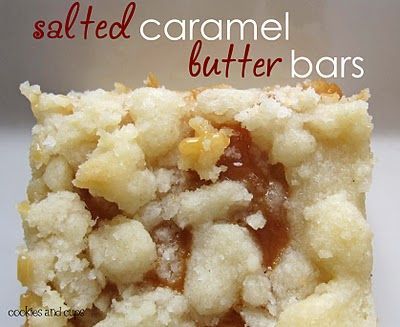Salted Caramel Butter Bars – seriously delish!!