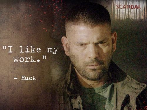 #Scandal – Huck is one of our favorite characters!!  You NEED to be watching thi