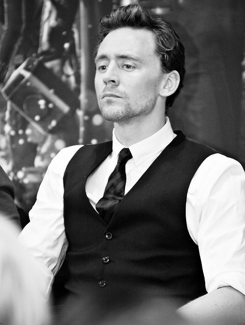 Serious Tom in Rome during the Avengers Promo 2012