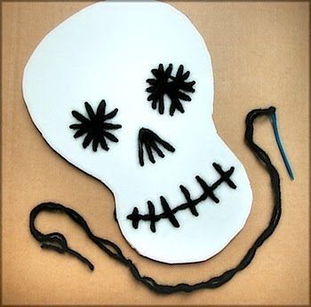 skeleton halloween craft