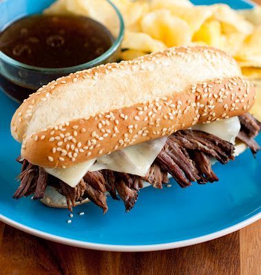 Slow Cooker French Dip Sandwiches (5 minutes prep recipe)        Looking for an