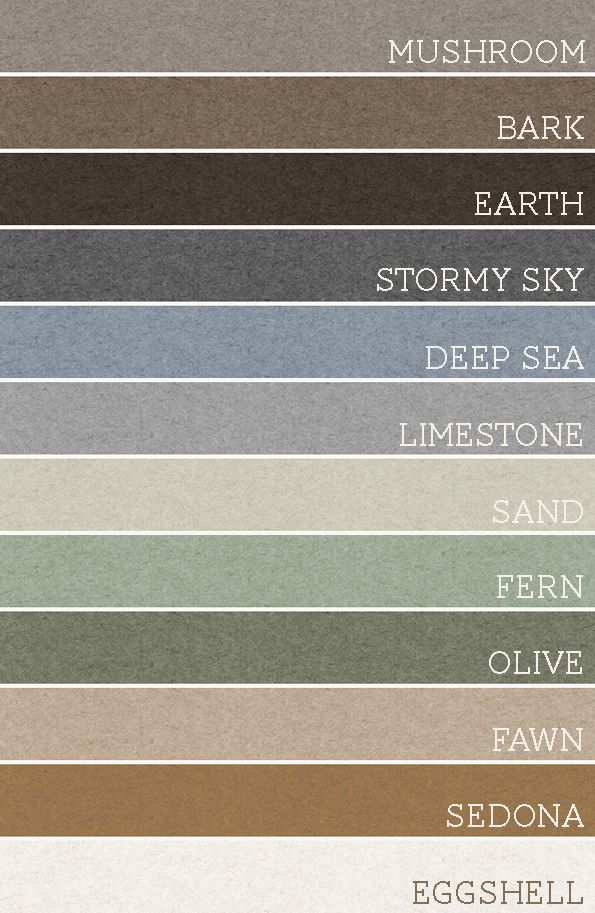 Take any set of 3 of these colors and each room would be amazing. A palette for