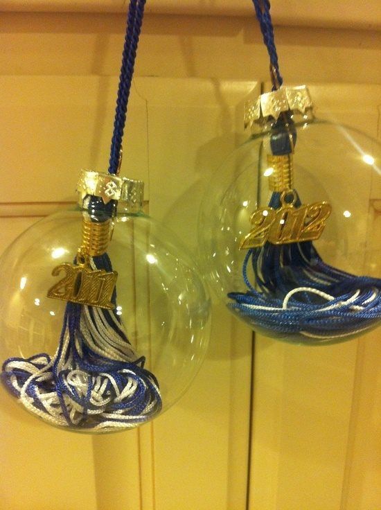 What to do with those tassels after graduation? Make ornaments…
