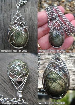 Wire Wrap Jewelry and Tutorials by WireBliss: Simple techniques and designs, sty