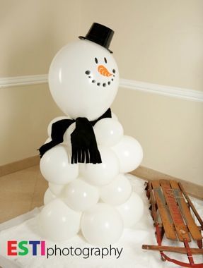 Balloon Snowman!  cute! Blog – Cook Kosher – Kosher Recipes, Food, Reviews, Rati