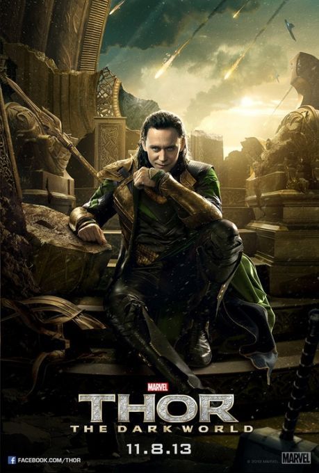 Chris Hemswort y Tom Hiddleston protagonizan nuevos afiches de “Thor: El Mundo O