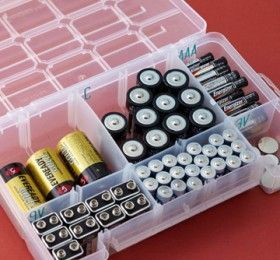 Clear Tackle Box for Battery Storage & Organization – Well DUH!  I have one of t