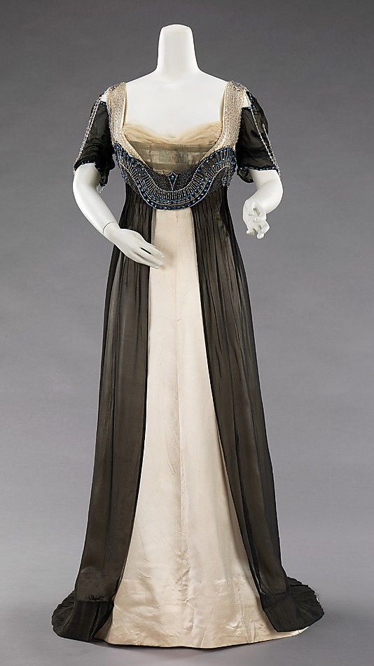 Evening Gown, Attributed to Worth, c.190911