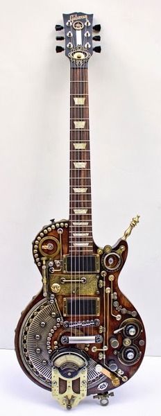 Gibson Guitar Steampunk Custom Made by carlos4728