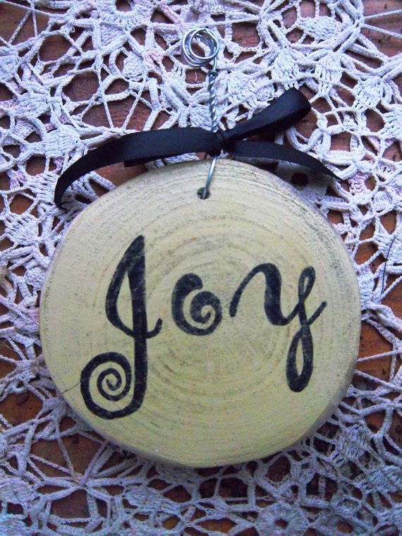 Hand Crafted Rustic Wooden Christmas Ornament by WhitsAcres on Etsy