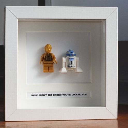 I could easily do this myself – frame Star Wars Legos with captions. LOVE this i