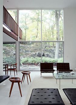 Mid Century Modern Living Room House by Bassam Fellows