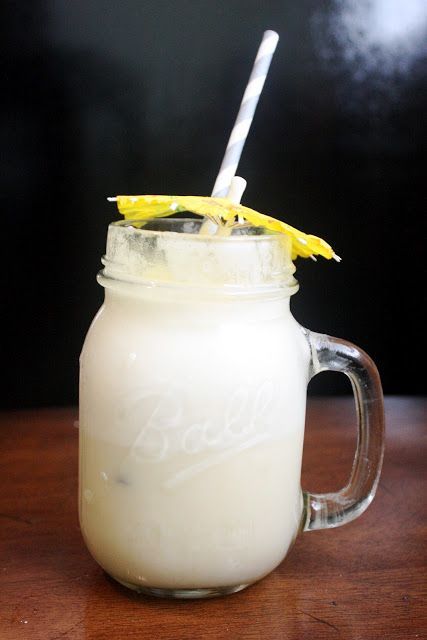 Perfect Pina Colada Party Punch:  vanilla ice cream; crushed pineapple;  coconut