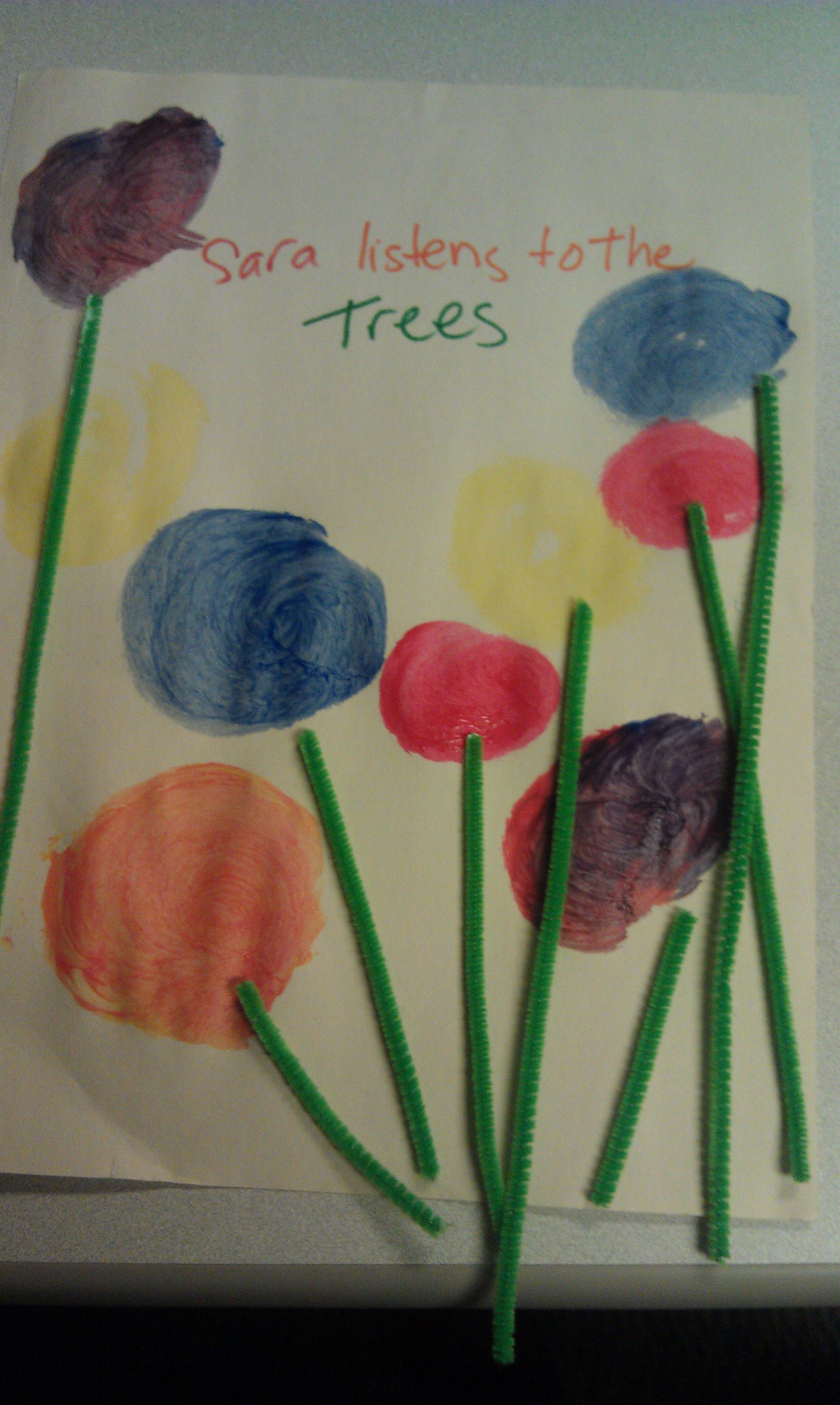 Preschool Crafts & Ideas – Reading “The Lorax” themed activity