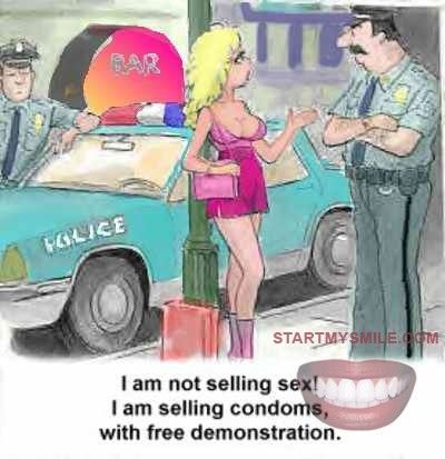 ROFL, this is funny selling condoms