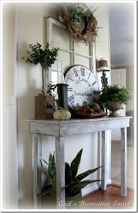 Rustic Window and Pottery Barn Knockoff Clock