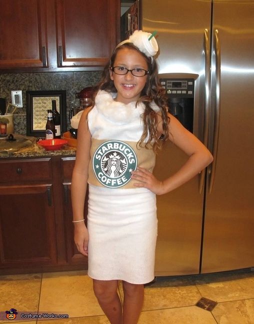 Starbucks Vanilla Latte – 2013 Halloween Costume Contest via @costumeworks