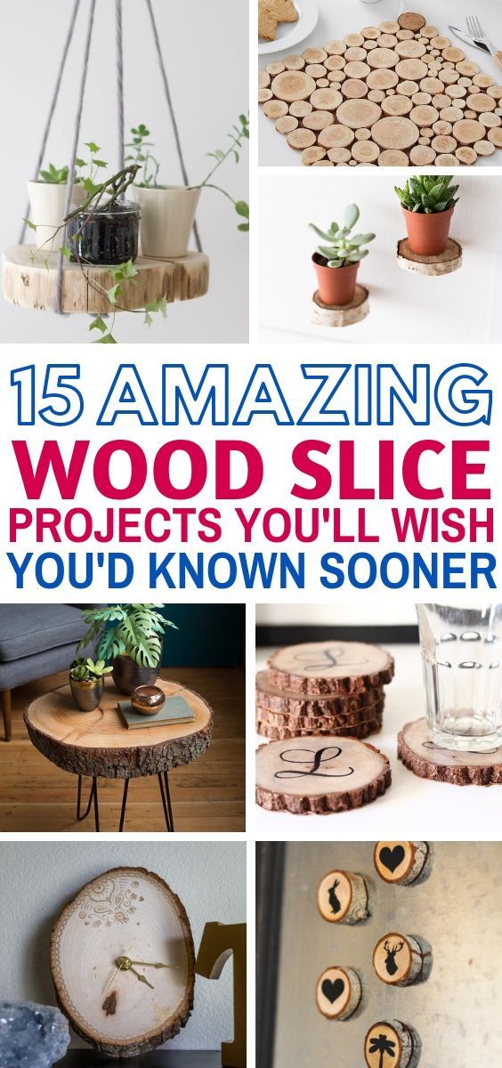 15 Spectacular Wood Slice Projects For The Weekend -   Christmas Wood Crafts Ideas