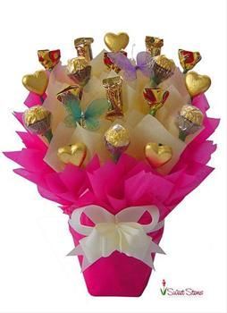 Crafty Ideas Candy Bouquets DIY for great make at home gifts