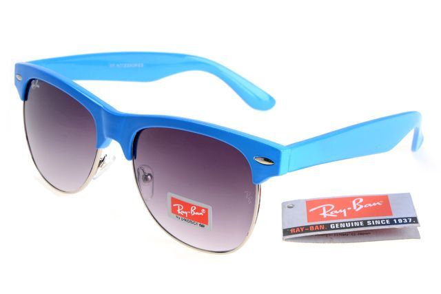 Ray-Ban Clubmaster 95005 Deep Blue Frame Gray Lens RB05 [RB124] – $25.88 : Top R