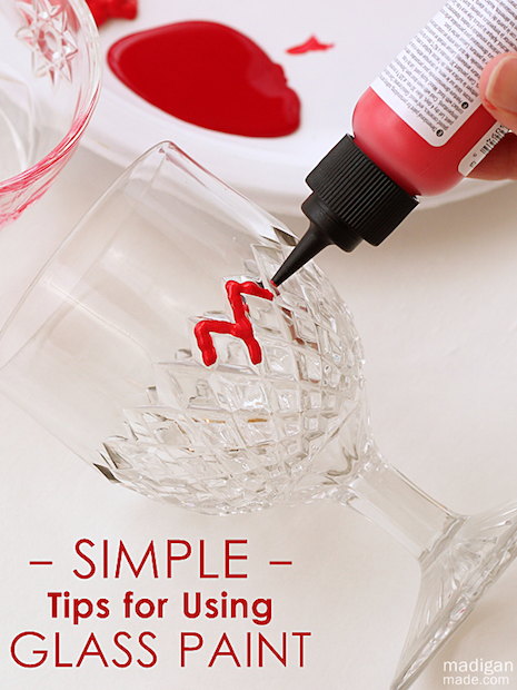 Simple Tips for Using Glass Paint #paint #glass