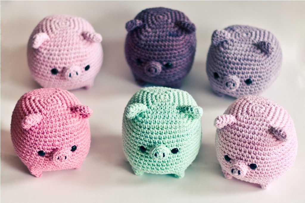 small pigs #amigurumi #crochet
