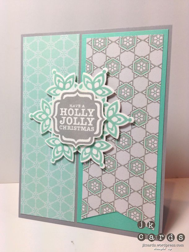 Stampin Up!, Pals Paper Arts 165, Festive Flurry, Tags 4 You, Winter Frost DSP S