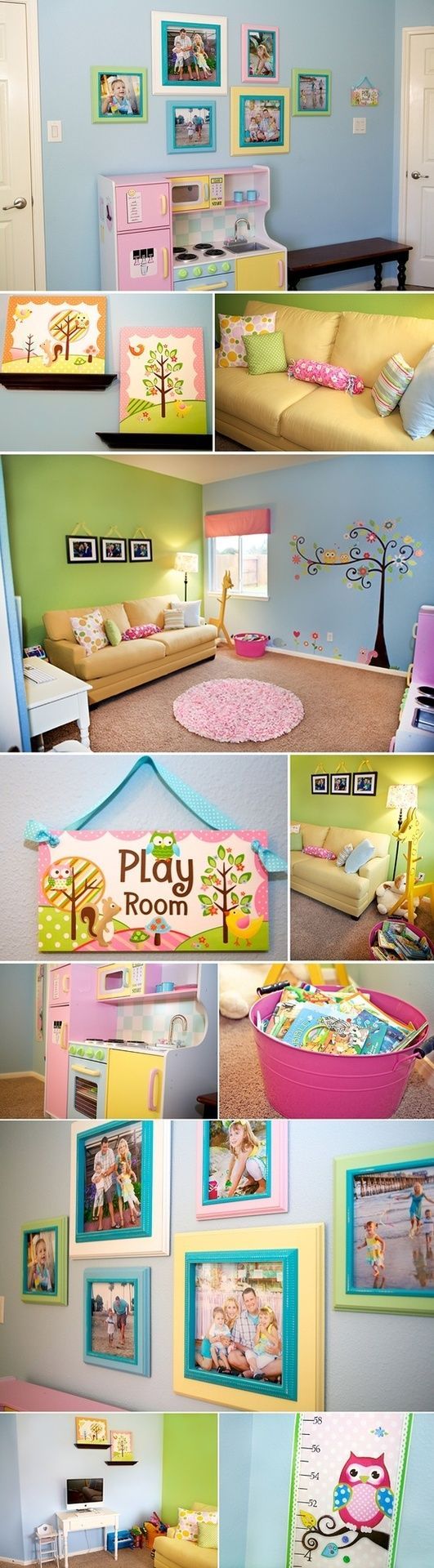 The perfect playroom – just need to change colors for a boys version!