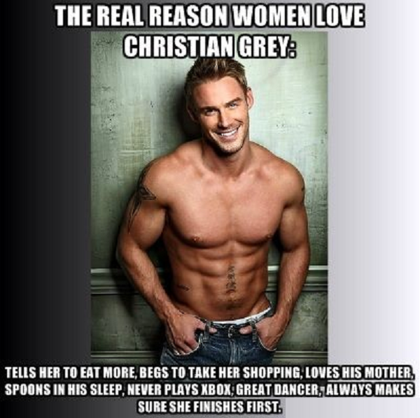 The real reason why women love Christian Grey!